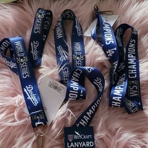 LA Dodgers World series 2020 championship lanyard